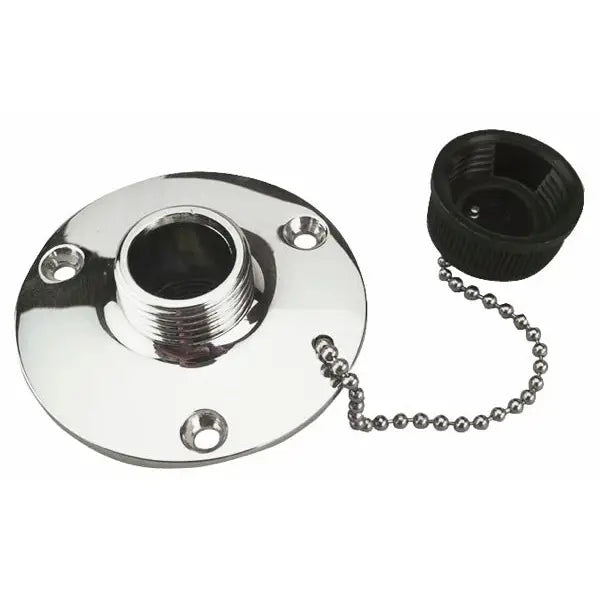 SEA DOG Standard Male Hose Connector Boat Washdown Fitting 512120-1 - Chrome Brass Fresh Water Outlt