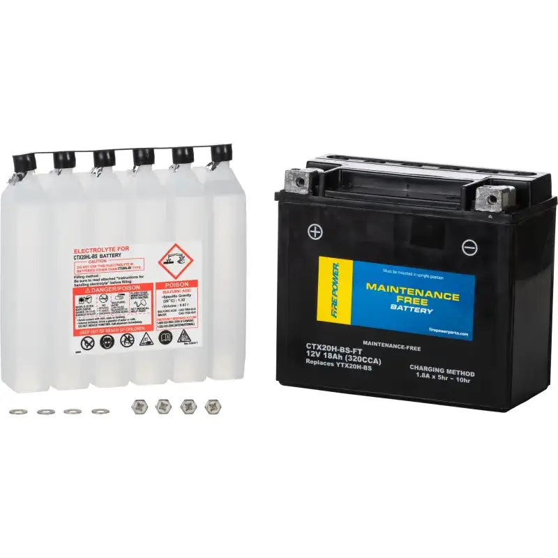Battery Ctx20h Bs Ft Maintenance Free - FIRE POWER