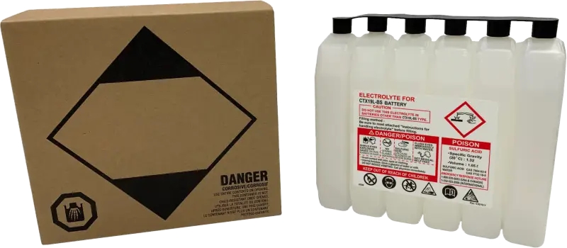FIRE POWER Sealed Battery Electrolyte Pack 1050cc