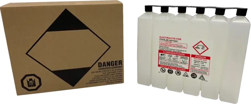 FIRE POWER Sealed Battery Electrolyte Pack 1200cc