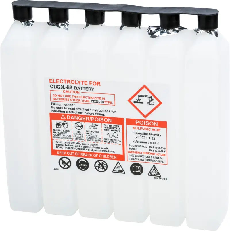 FIRE POWER Sealed Battery Electrolyte Pack 870cc