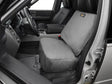 Seat Cover Bucket With Headrest; Polycotton Twill; Gray; Single; Semi-Custom; Retail Box - Truck & Automotive
