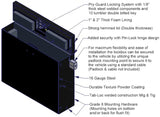 Tuffy Laptop Computer Lockbox W/ Keyed Lock - Tuffy Products