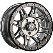 Sedona Clutch Beadlock Wheel A-S24G-47056+10 - Gunmetal Black Bdlk 14X7 156 10MM