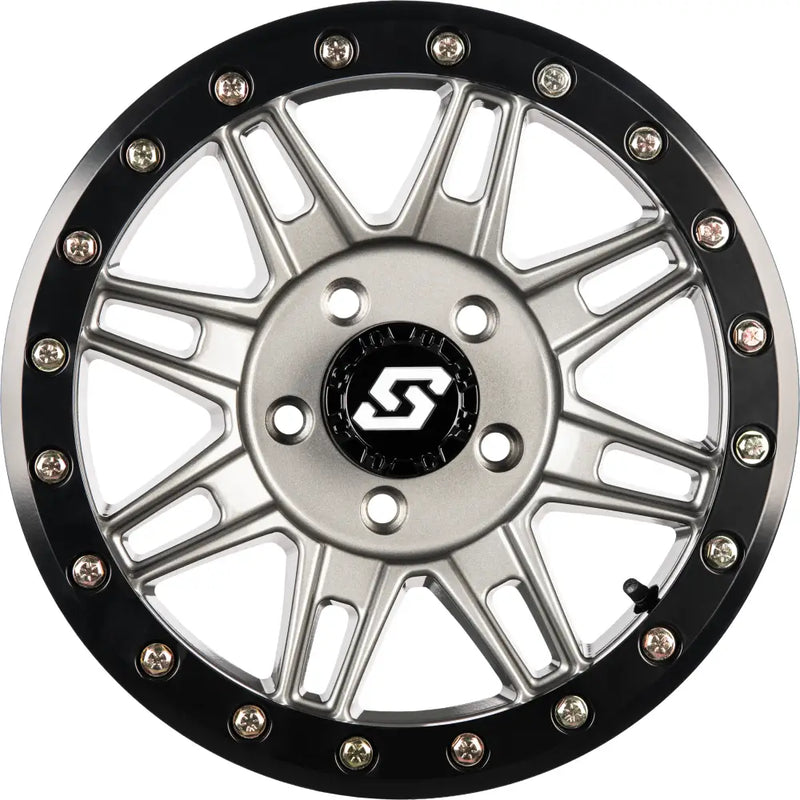 Sedona Clutch Beadlock Wheel A-S24G-57056+10 - Gunmetal Black Bdlk 15X7 156 10MM