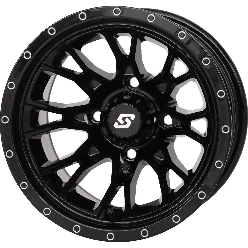 Fusion Wheel  12x7 2+5 4/110 Gloss Black