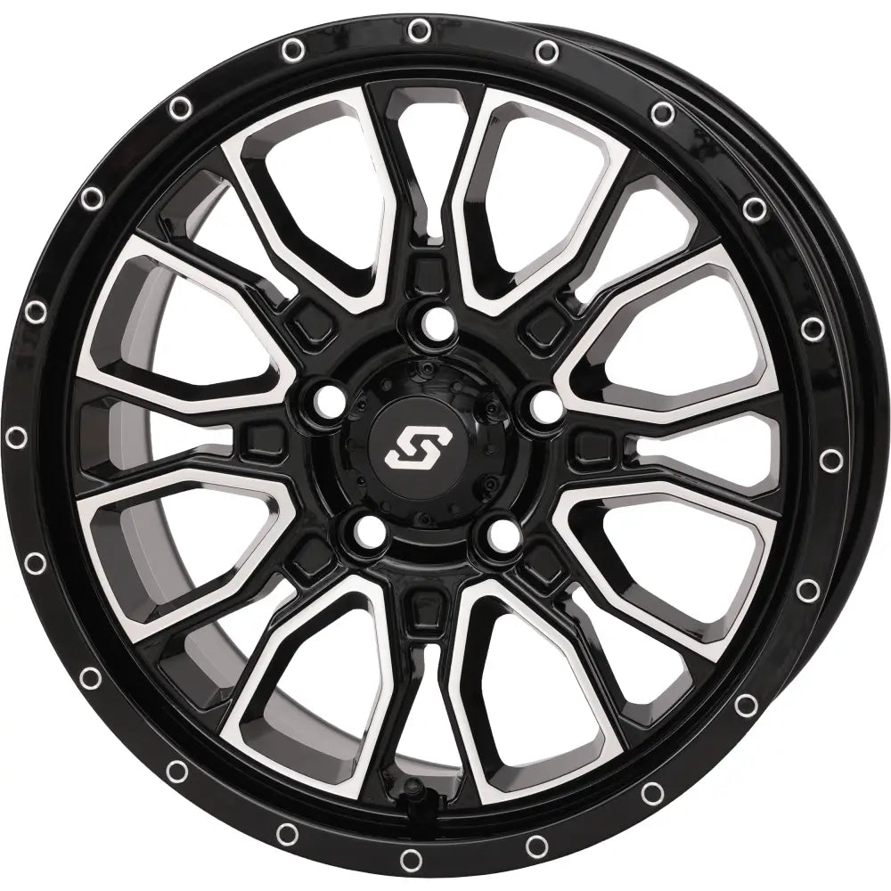 Fusion Wheel 15x7 5+2 5/4.5 Gloss Blk/Machined