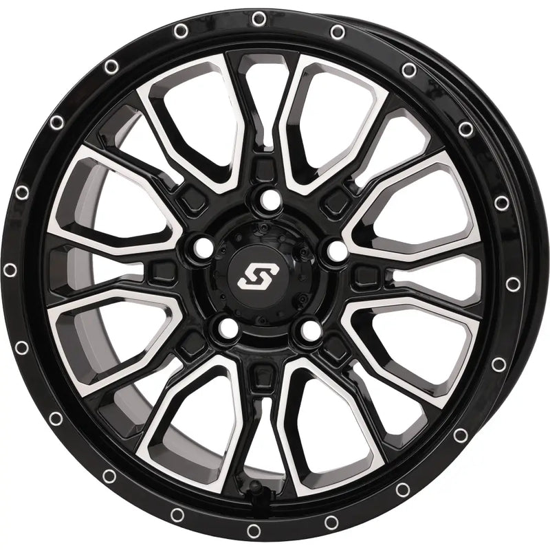 Fusion Wheel 15x7 5+2 5/4.5 Gloss Blk/Machined