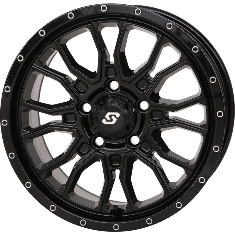 Fusion Wheel 15x7 5+2 5/4.5 Gloss Black