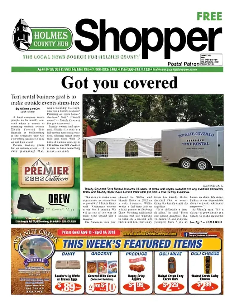 Sedona HYA-012-SEDONA Canopy Bag 10X10 Black W/ White Logo - Promotional