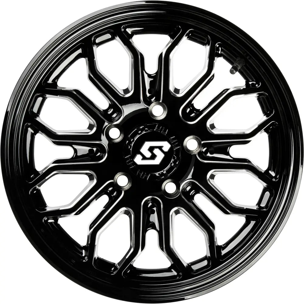 Sedona Onyx Wheel A-S26M-47011+10 - Black 14X7 110 10MM Machined