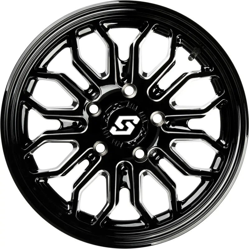 Sedona Onyx Wheel A-S26M-47037+10 - Black 14X7 137 10MM Machined