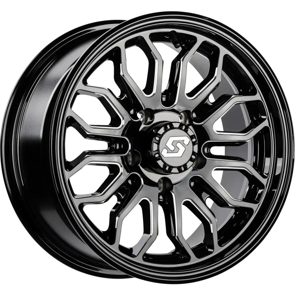 Sedona Onyx Wheel A-S26M-47056+10 - Black 14X7 156 10MM Machined