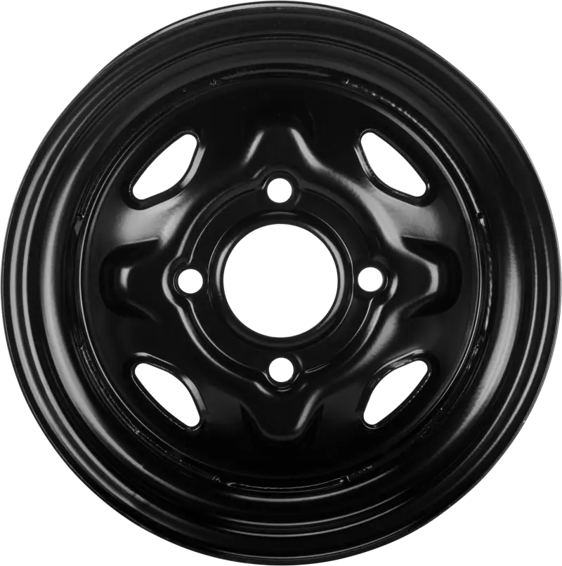 Sedona Steel 12x7 4/110 2+5 Blk Rear - SEDONA