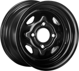 Sedona Steel 12x7 4/110 2+5 Blk Rear