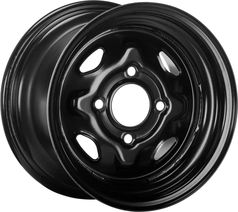 Sedona Steel 12x7 4/110 2+5 Blk Rear