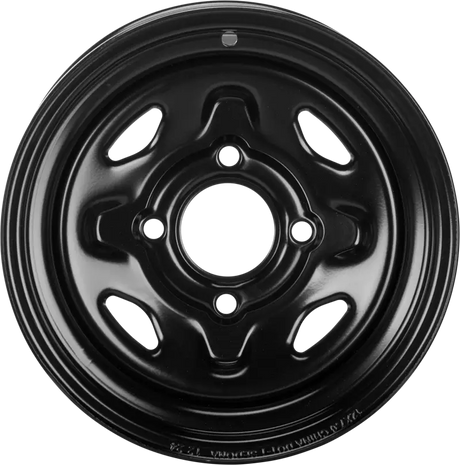 Sedona Steel 12x7 4/110 5+2 Blk Front - SEDONA