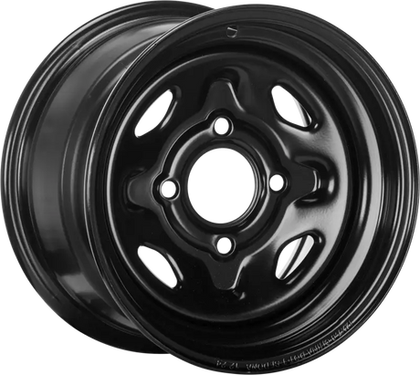 Sedona Steel 12x7 4/110 5+2 Blk Front - SEDONA