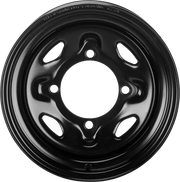 Sedona Steel 12x7 4/137 4+3 Blk Front - SEDONA