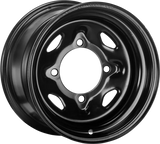 Sedona Steel 12x7 4/137 4+3 Blk Front - SEDONA