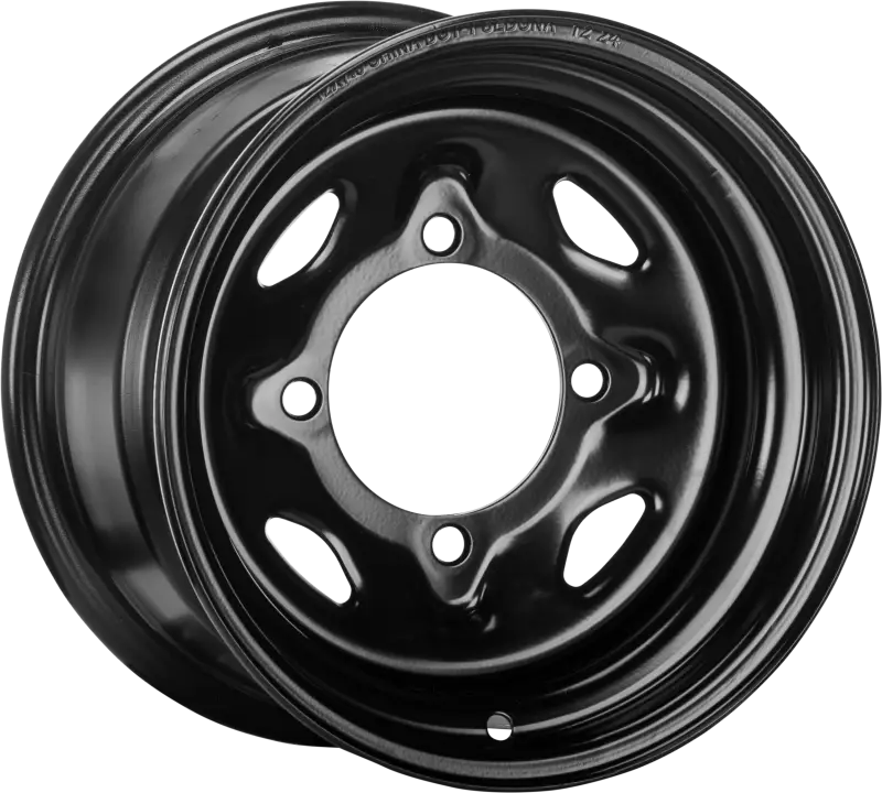 Sedona Steel 12x7 4/137 4+3 Blk Front - SEDONA