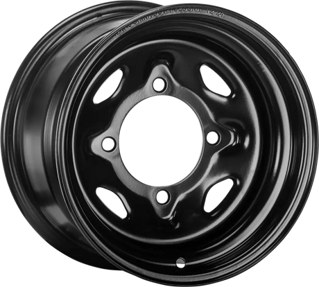 Sedona Steel 12x7 4/137 4+3 Blk Front - SEDONA