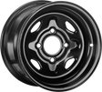 Sedona Steel 12x7 4/110 4+3 Blk Front/Rear - SEDONA