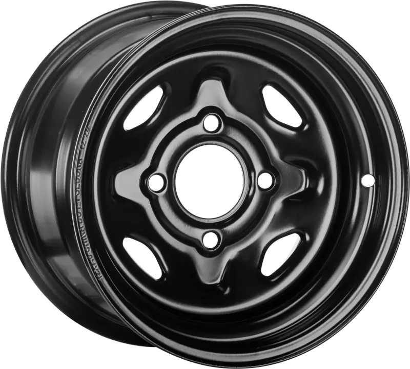 Sedona Steel 12x7 4/110 4+3 Blk Front/Rear - SEDONA