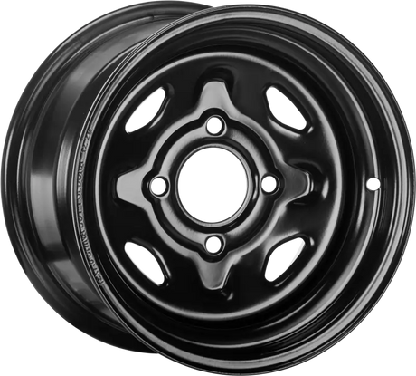 Sedona Steel 12x7 4/110 4+3 Blk Front/Rear - SEDONA