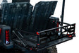 Black metal utility rack on Seizmik Bed Extended Pioneer 1000-5/700-4 bed extended