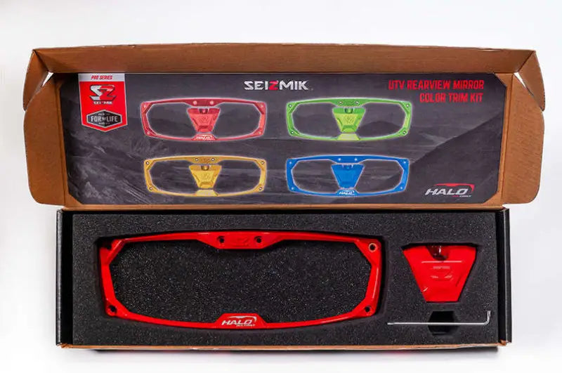 Seizmik Halo-RA Cast Aluminum Trim Kit - Red - 18100 - Misc Powersports
