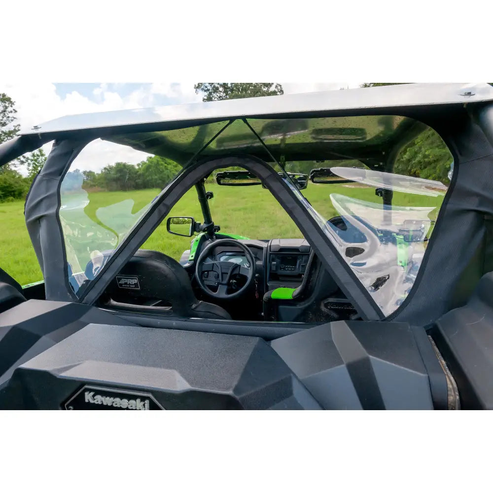 Rear Dust Panel W/ Window Kaw Krx