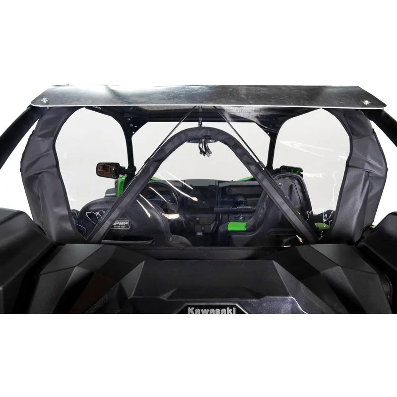 Rear Dust Panel W/ Window Kaw Krx
