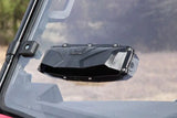 Black angular visor-like device on Seizmik Versa-Vent Windshield HC Poly 25026