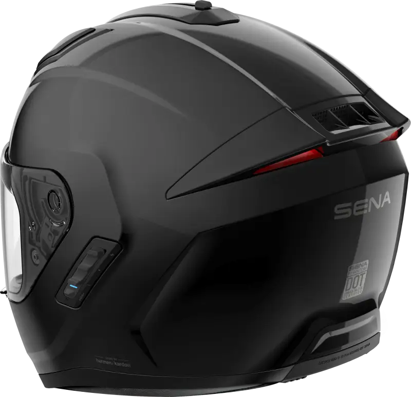 Phantom Ff Mesh Com Helmet Glossy Black Lg - SENA