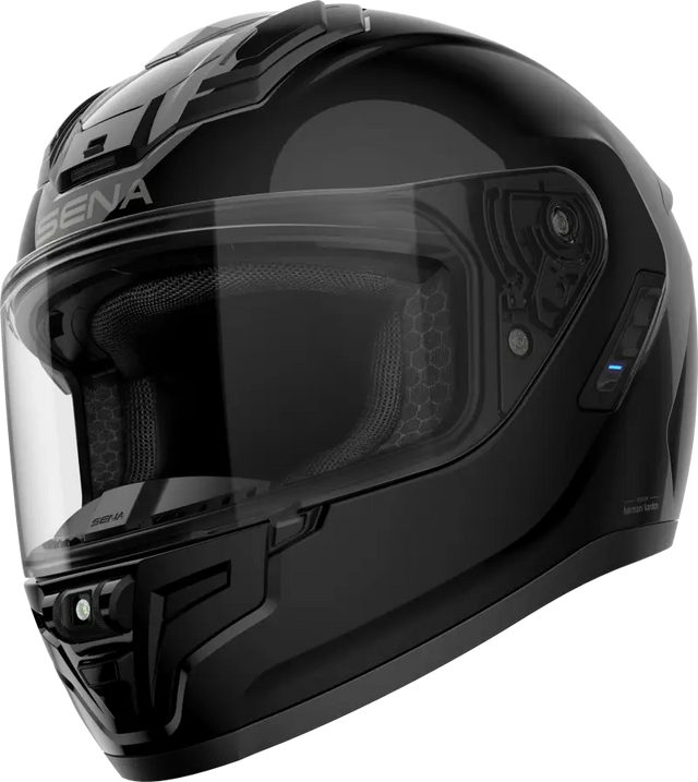 Phantom Ff Mesh Com Helmet Glossy Black Md - SENA