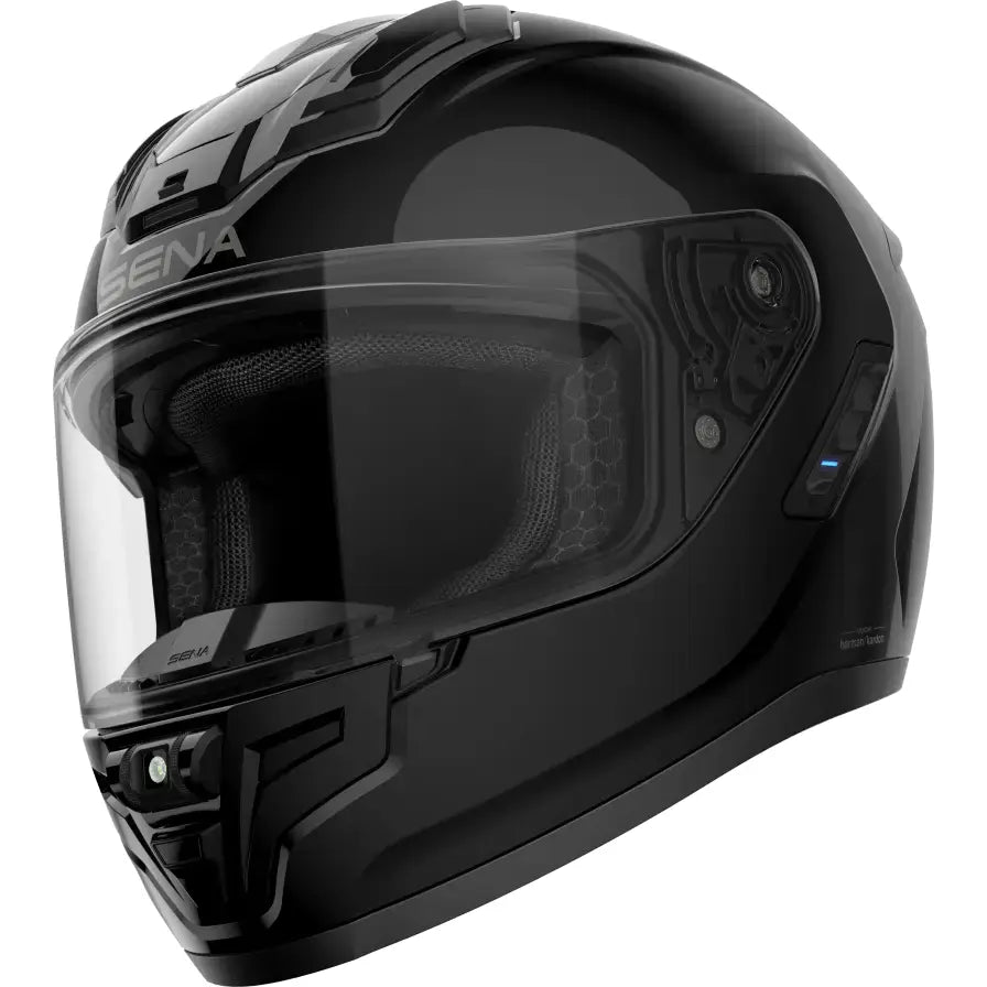 Phantom Ff Mesh Com Helmet Glossy Black 2x - SENA