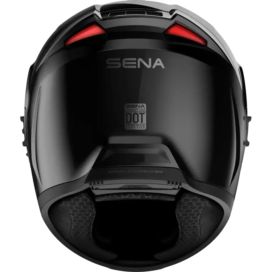 Phantom Ff Mesh Com Helmet Glossy Black 2x - SENA