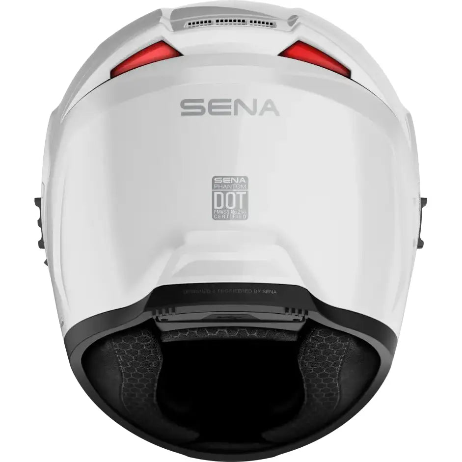 Phantom Ff Mesh Com Helmet Glossy White Xl