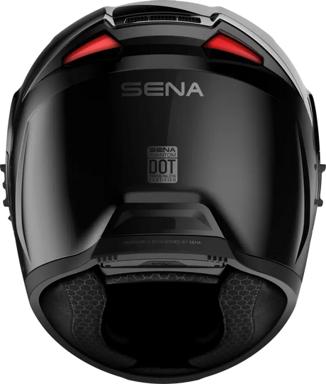 Phantom Ff Mesh Com Helmet Glossy Black Sm - SENA
