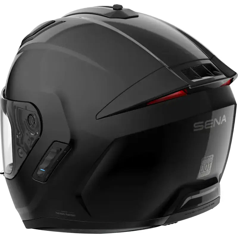 Phantom Ff Mesh Com Helmet Glossy Black Sm - SENA
