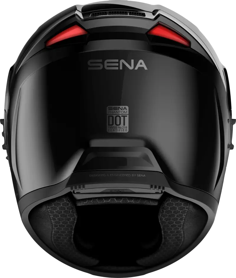 Phantom Ff Mesh Com Helmet Glossy Black Xl - SENA