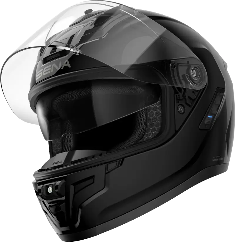 Phantom Ff Mesh Com Helmet Glossy Black Xl - SENA