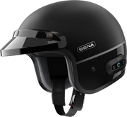 Surge Open Face Helmet W/Mesh Matte Black/Glossy Black 2x - SENA