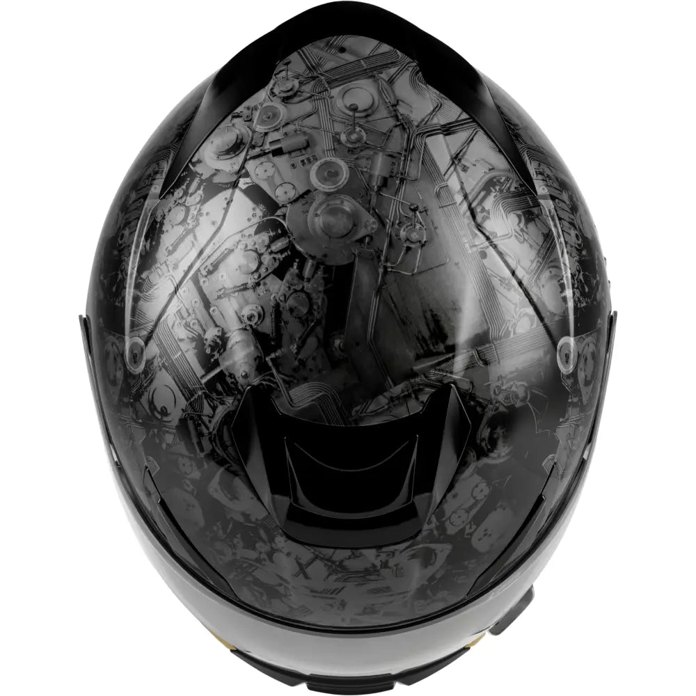Sentinel Mech Helmet Black/Grey/Gold Lg