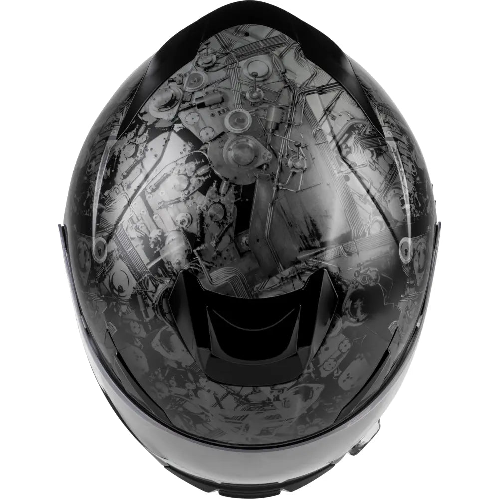 Sentinel Mech Helmet Black/Grey/Red Lg