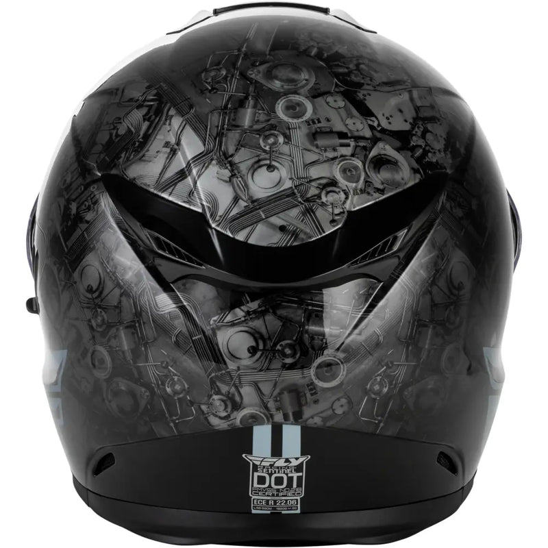 Sentinel Mech Helmet Black/Grey/Red Xl