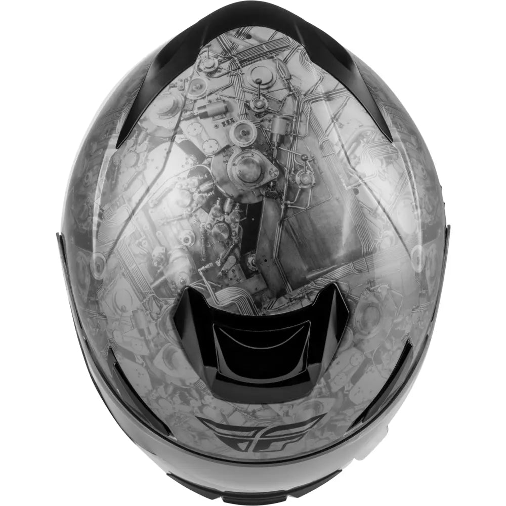 Sentinel Mech Helmet Black/White/Grey Md