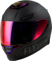 Sentinel Recon Helmet Matte Black/Purple Chrome Lg