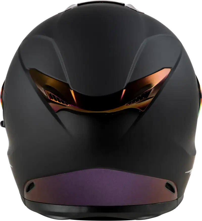 Sentinel Recon Helmet Matte Black/Purple Chrome Lg